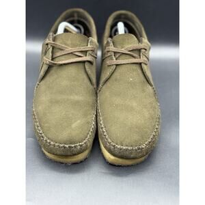 Clarks Men's Wallabee Weaver Pale Khaki Suede 26175715 Sz11
